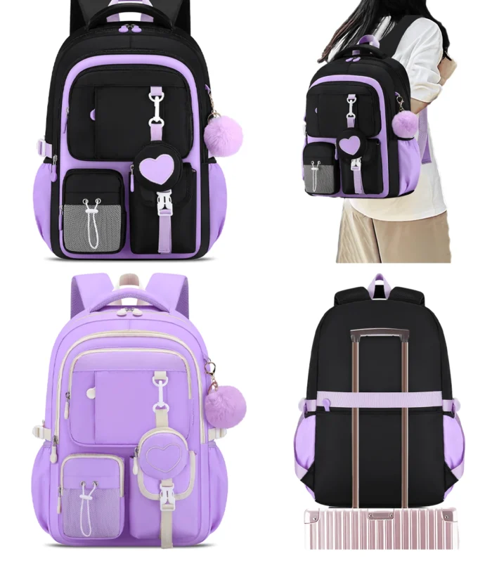BXboat Heart Girl Backpack