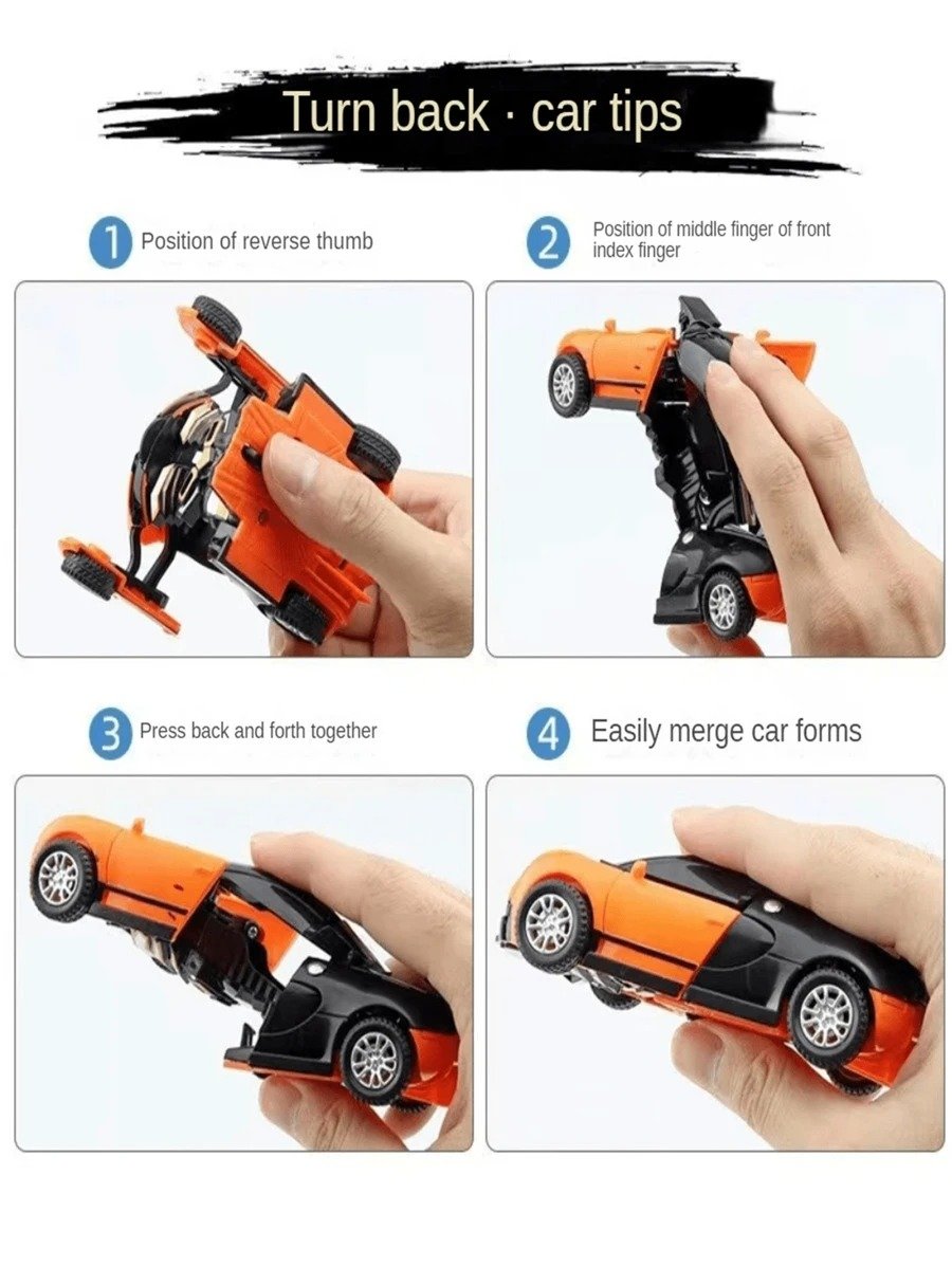 Transforming Collision Toy Car for Kids