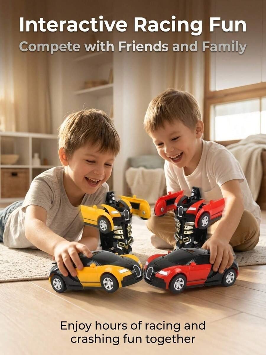 Transforming Collision Toy Car for Kids