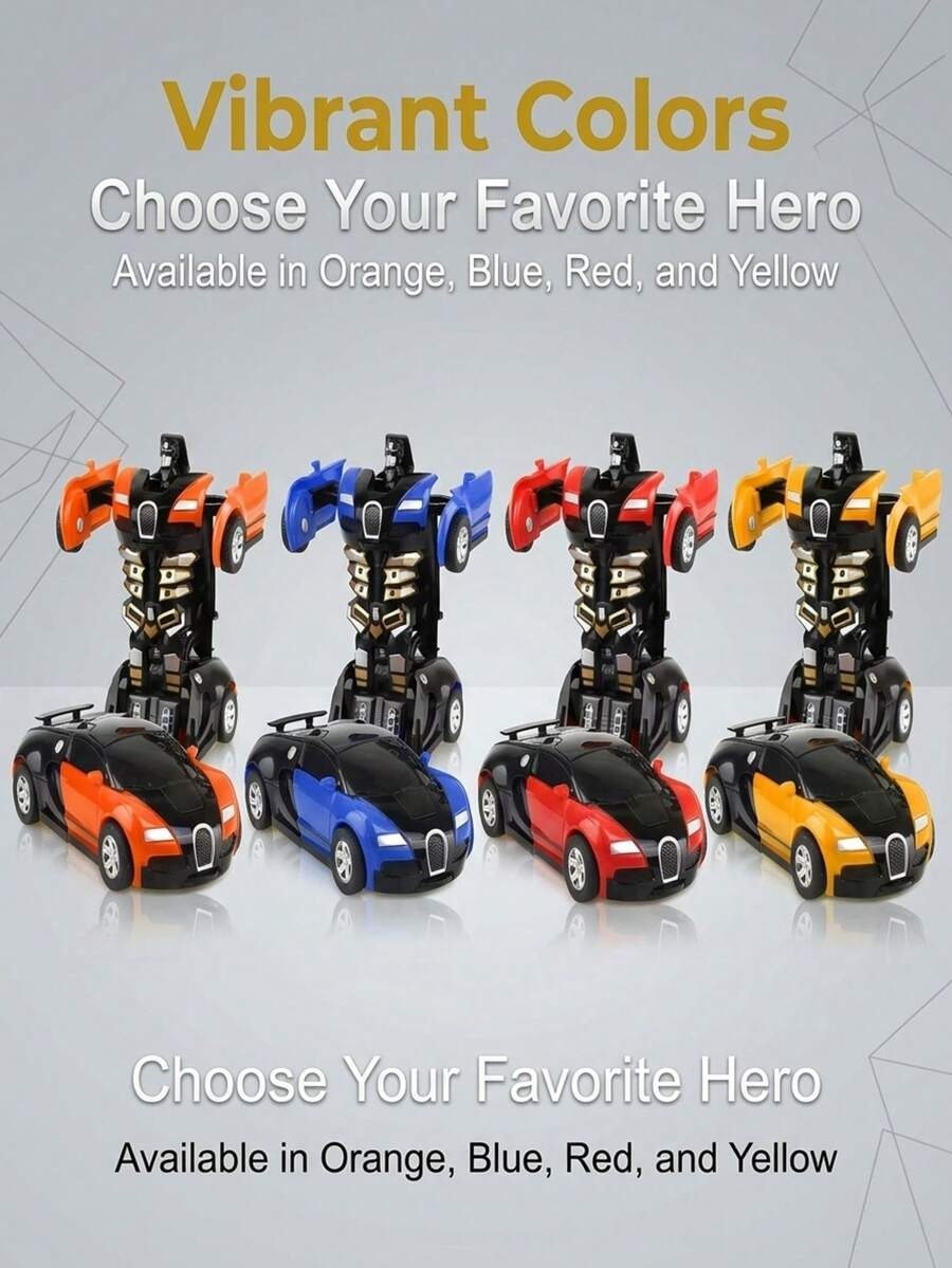 Transforming Collision Toy Car for Kids