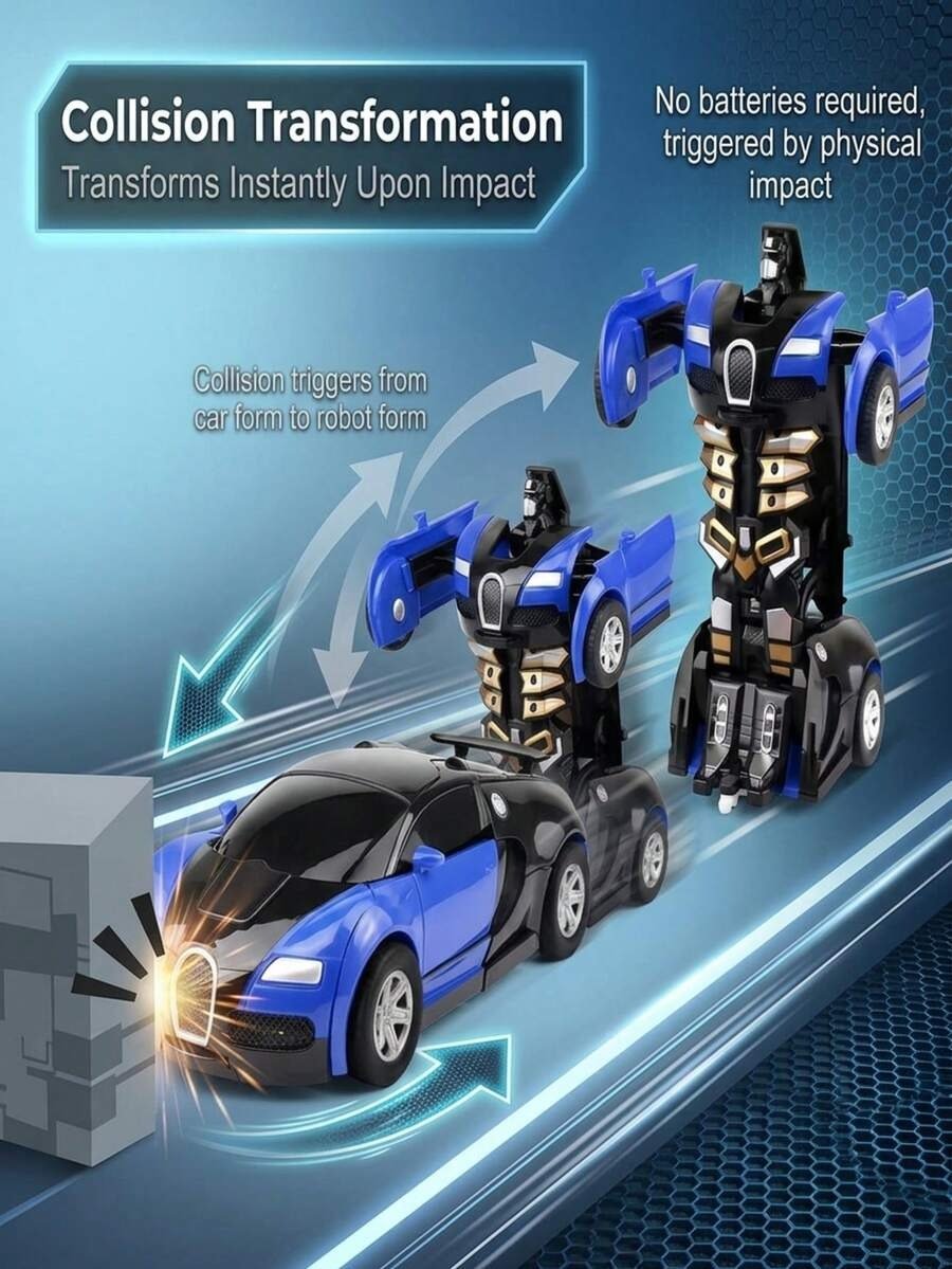 Transforming Collision Toy Car for Kids
