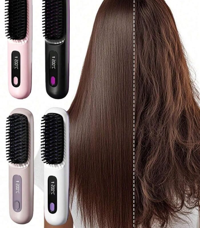 Wireless Hair Straightening Comb