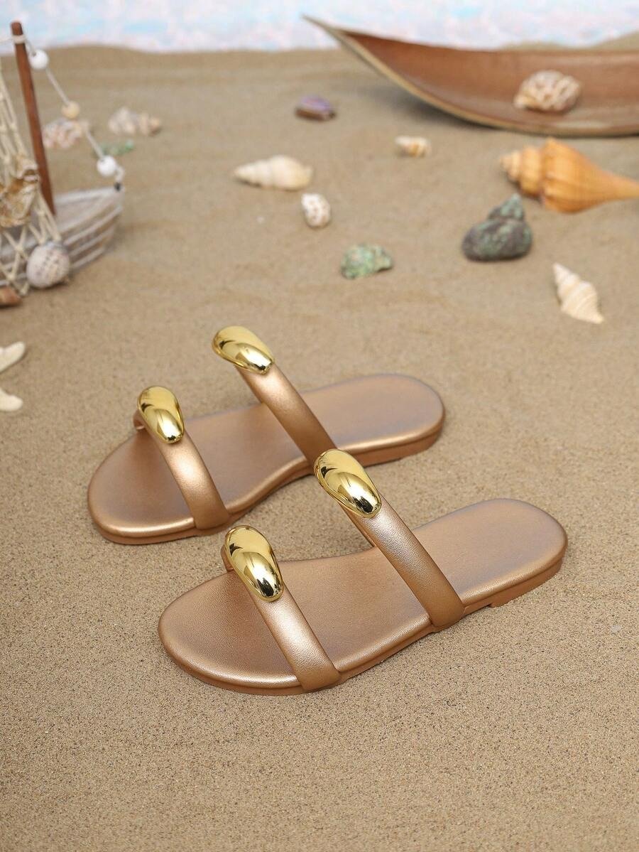 woven strap sandals
