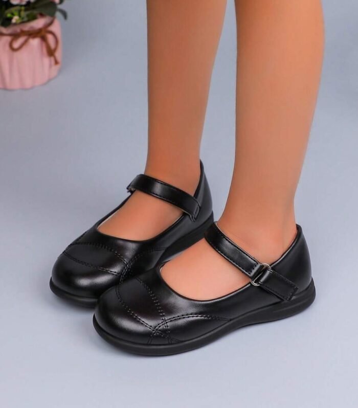 Girls’ Black Mary Jane School Shoes