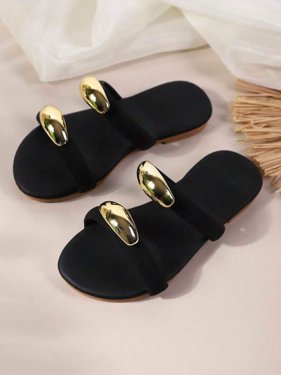 woven strap sandals