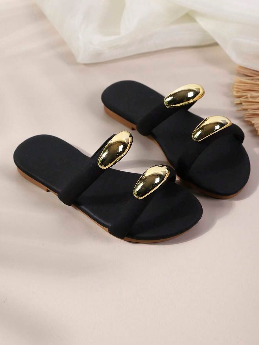 woven strap sandals