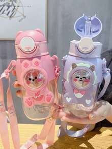 cartoon plastic water bottle